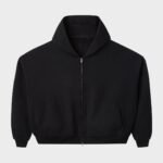 HMDD ZIP UP BLACK BLANK