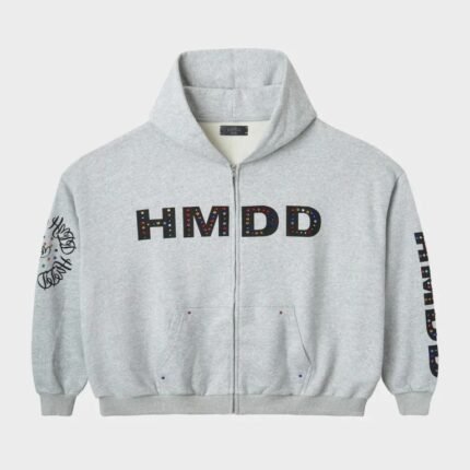 Hmdd Zip Grey Hoodie