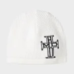 White Holy Cross Beanie
